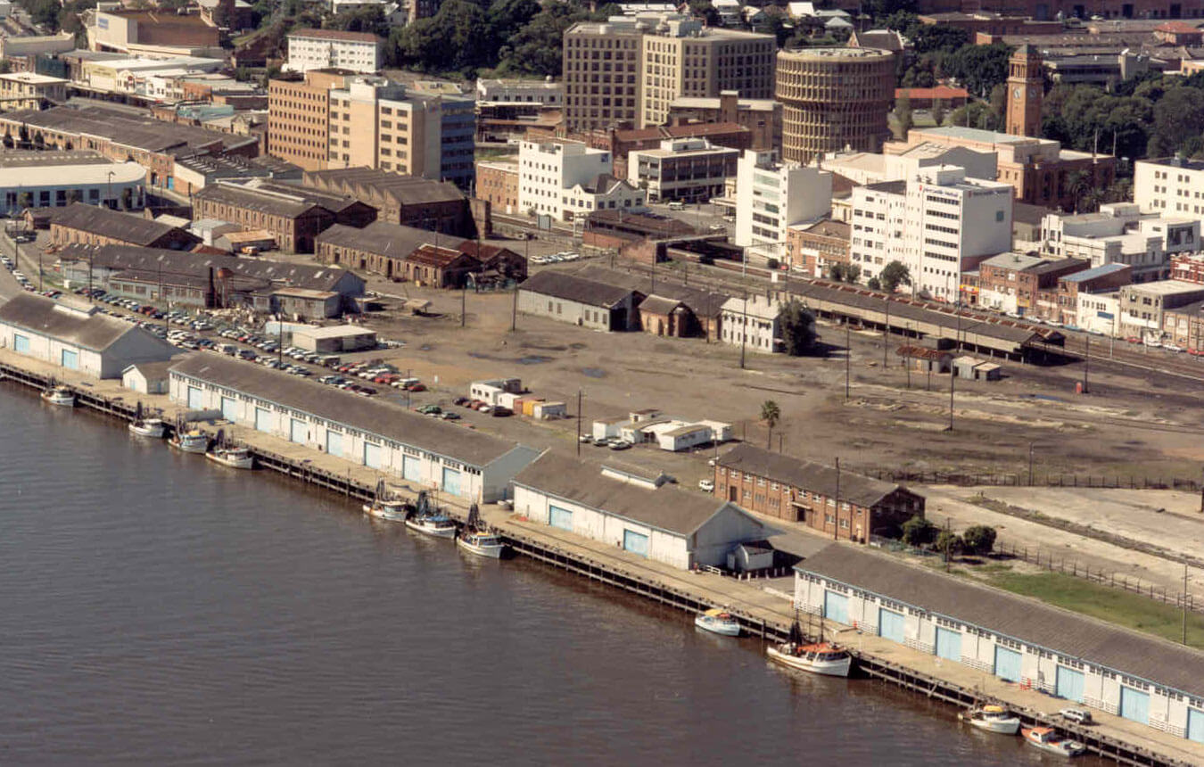 Honeysuckle waterfront, before renewal 1992