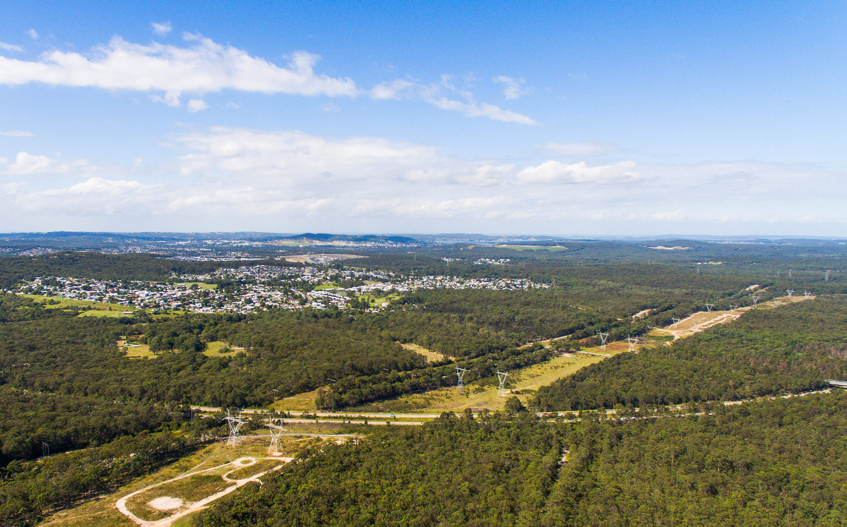 West Wallsend aerial view