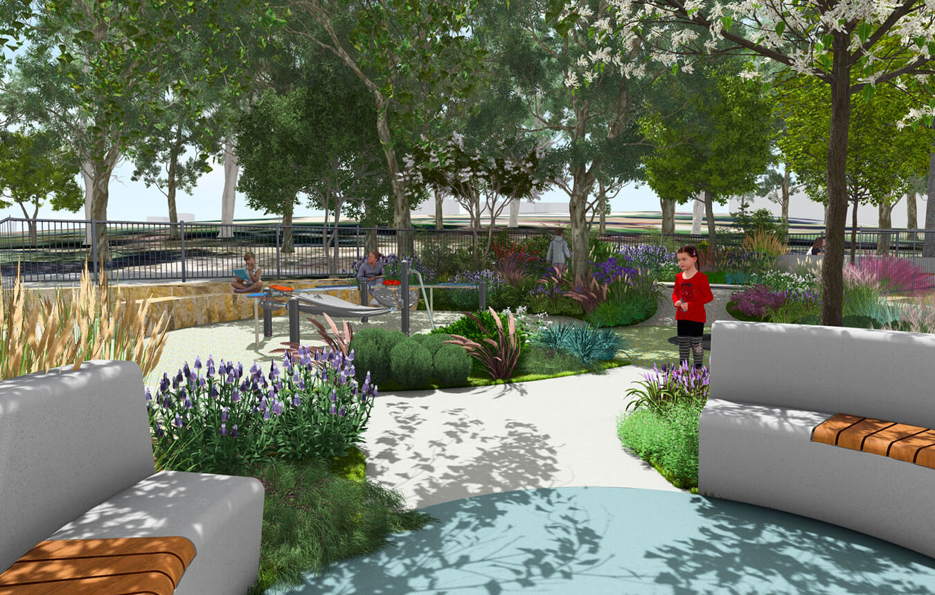 Bernie Goodwin Park artist's concept render