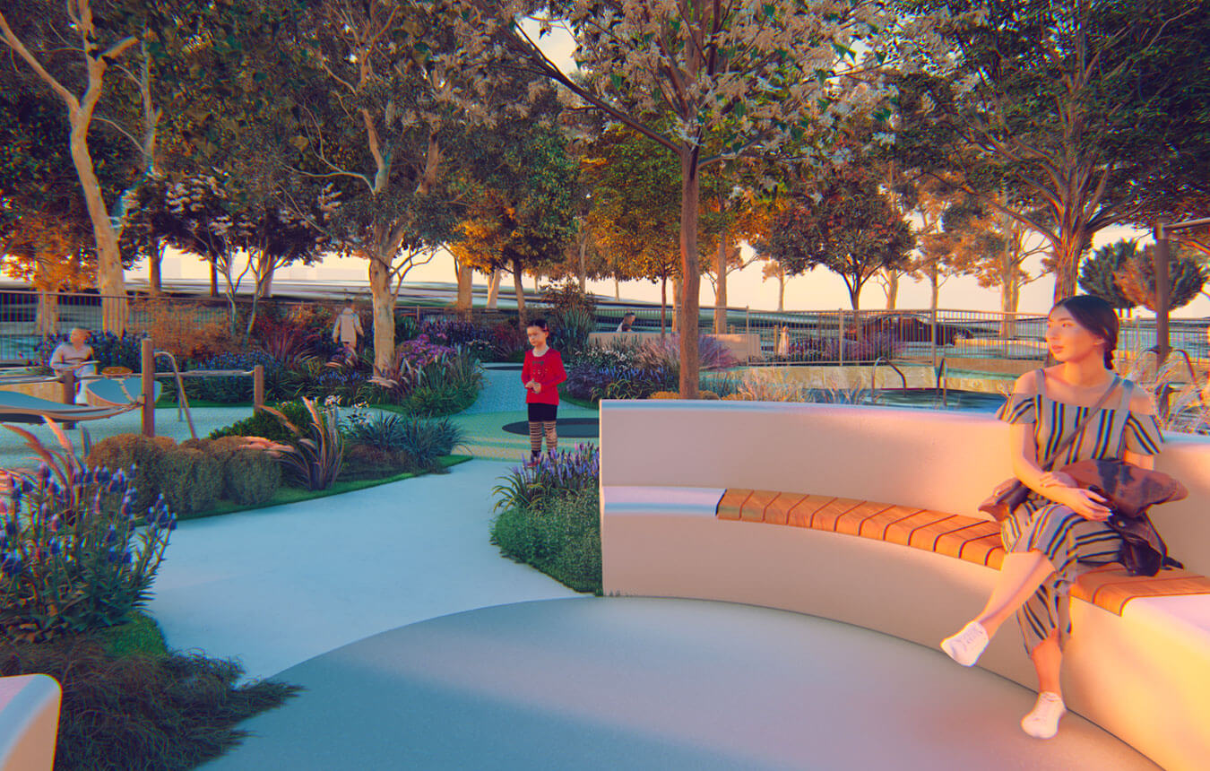 Bernie Goodwin Park artist's concept render