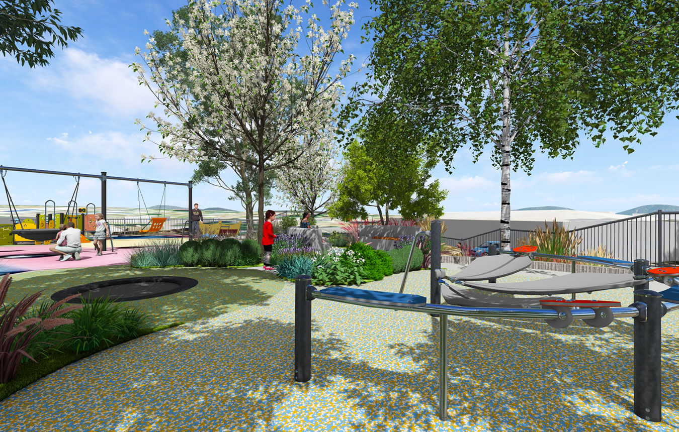 Bernie Goodwin Park artist's concept render